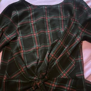 Tied Front Top With Back Clasp